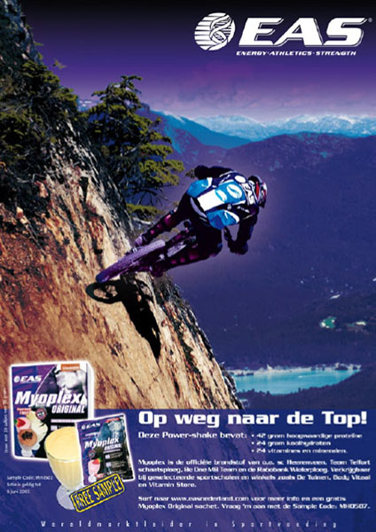 sport mountainbike ad layout magazine design print