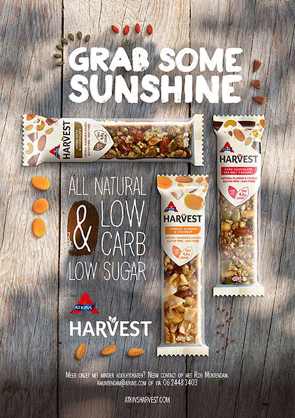 harvest natural healthy snack ad magazine print
