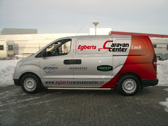 egberts caravan bus bestikkering carwrap design