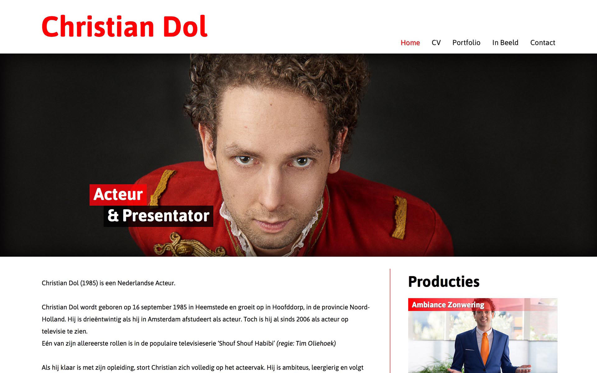 acteur website cms webdesign hosting