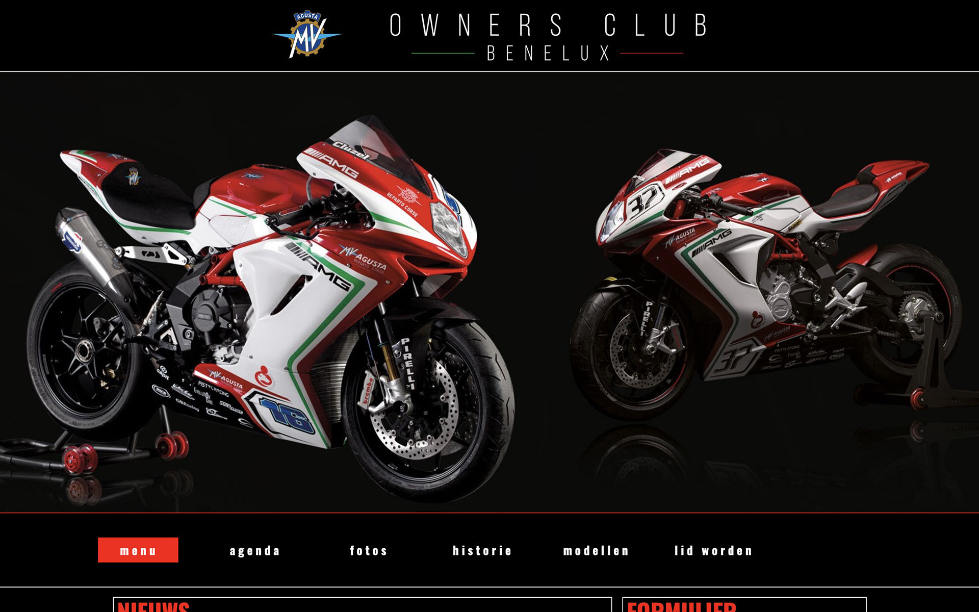 cms mvagusta motorclub website database